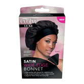 Evolve Wide Edge Satin Bonnet Black